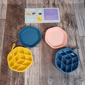 New Hubee Beehive Silicone Ice Cube Trays Set of 2 Lids Kitchen Freezer Drinks
